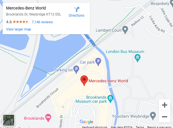 Merceds Benz World Map